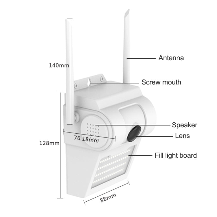 DP14 2.0 Million Pixels 1080P HD Wall Lamp Smart Camera, Support Full-color Night Vision / Motion Detection / Voice Intercom / TF Card, AU Plug, DP14 DP14 2.0 Million Pixels 1080P HD Wall Lamp Smart Camera, Support Full-color Night Vision / Motion Detection / Voice Intercom / TF Card, AU Plug, DP14